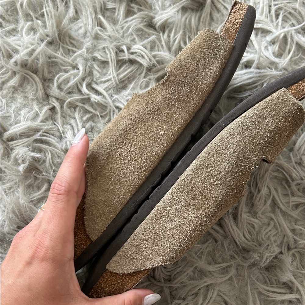 Tan/Army Green Birkenstocks Double-Strap size 39 - Picture 4 of 6